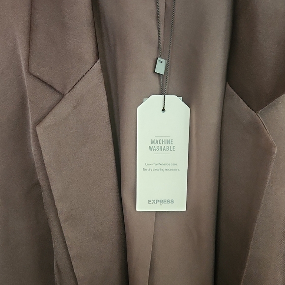 Women's Brown Blazer by Express - Picture 3 of 3